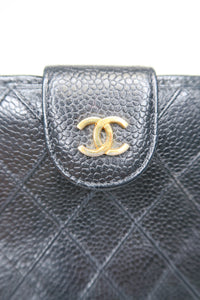 Chanel Vintage Caviar French Purse