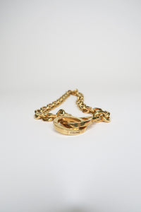 Celine Golden Handcuff Necklace