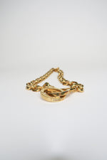 Celine Golden Handcuff Necklace