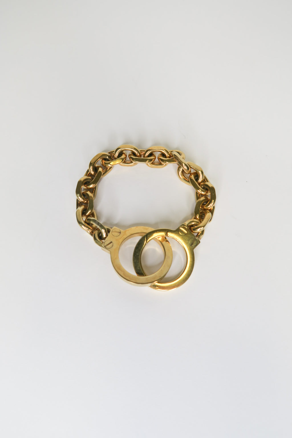 Celine Golden Handcuff Bracelet