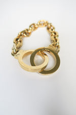 Celine Golden Handcuff Bracelet