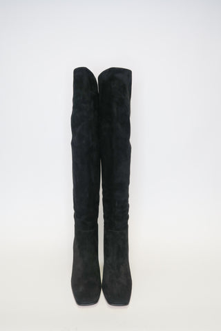 Gianvito Rossi Suede Boots sz 41 - Designer Boots at The Find Luxury Resale - Vancouver, Canada