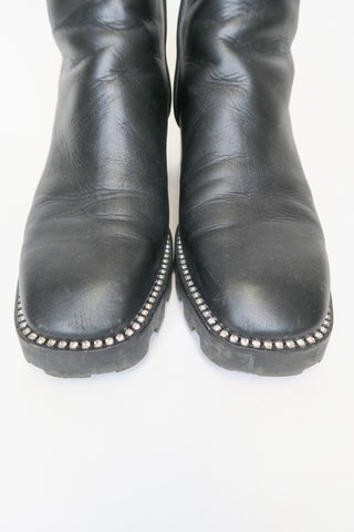 Jimmy Choo Leather Chelsea Boots sz 36 - Designer Boots at The Find Luxury Resale - Vancouver, Canada