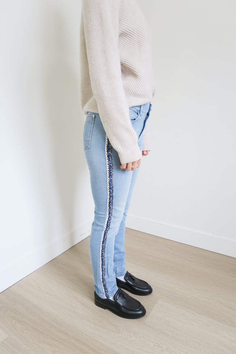Chanel Skinny Leg Jeans sz 36