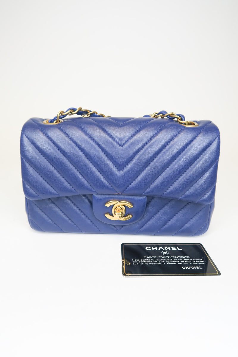 Chanel Chevron Mini Rectangular Flap Bag