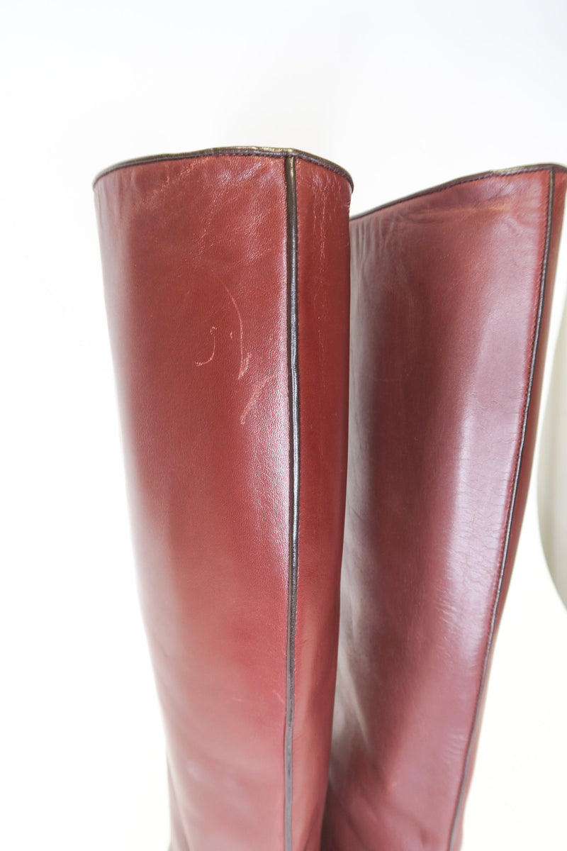 The Row Leather Boots sz 37.5