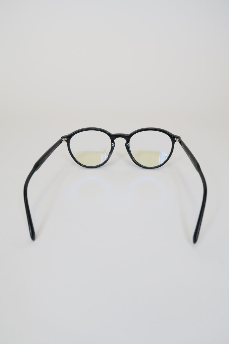 Prada Round Blue Light Eyeglasses