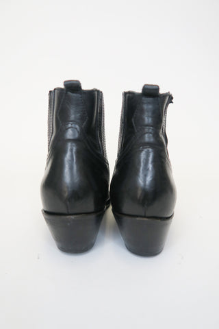 Golden Goose Leather Western Boots sz 37.5 - Designer Boots at The Find Luxury Resale - Vancouver, Canada