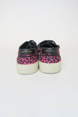 Saint Laurent Canvas Animal Print Sneakers sz 36 - Designer Sneakers at The Find Luxury Resale - Vancouver, Canada