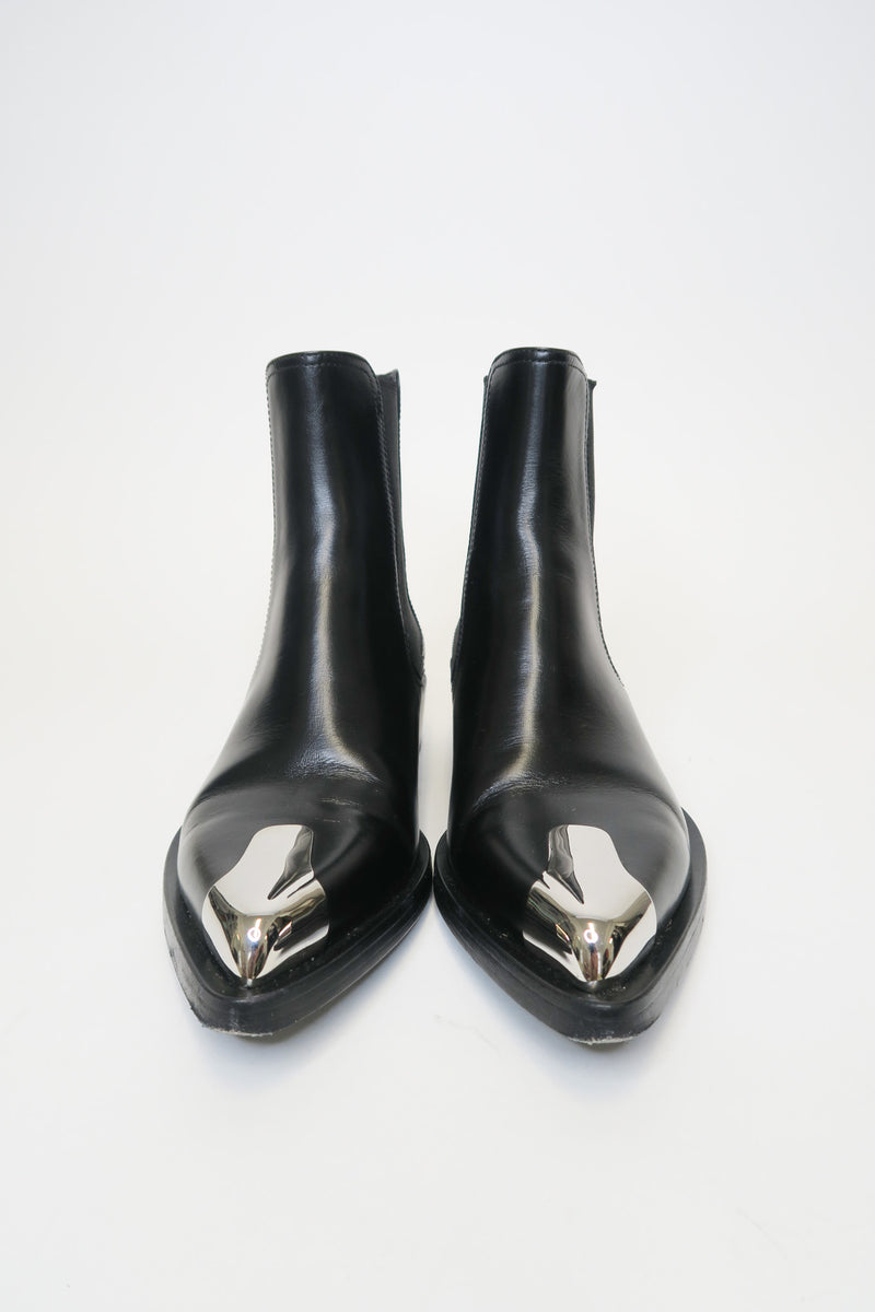 Alexander McQueen Leather Boots sz 36