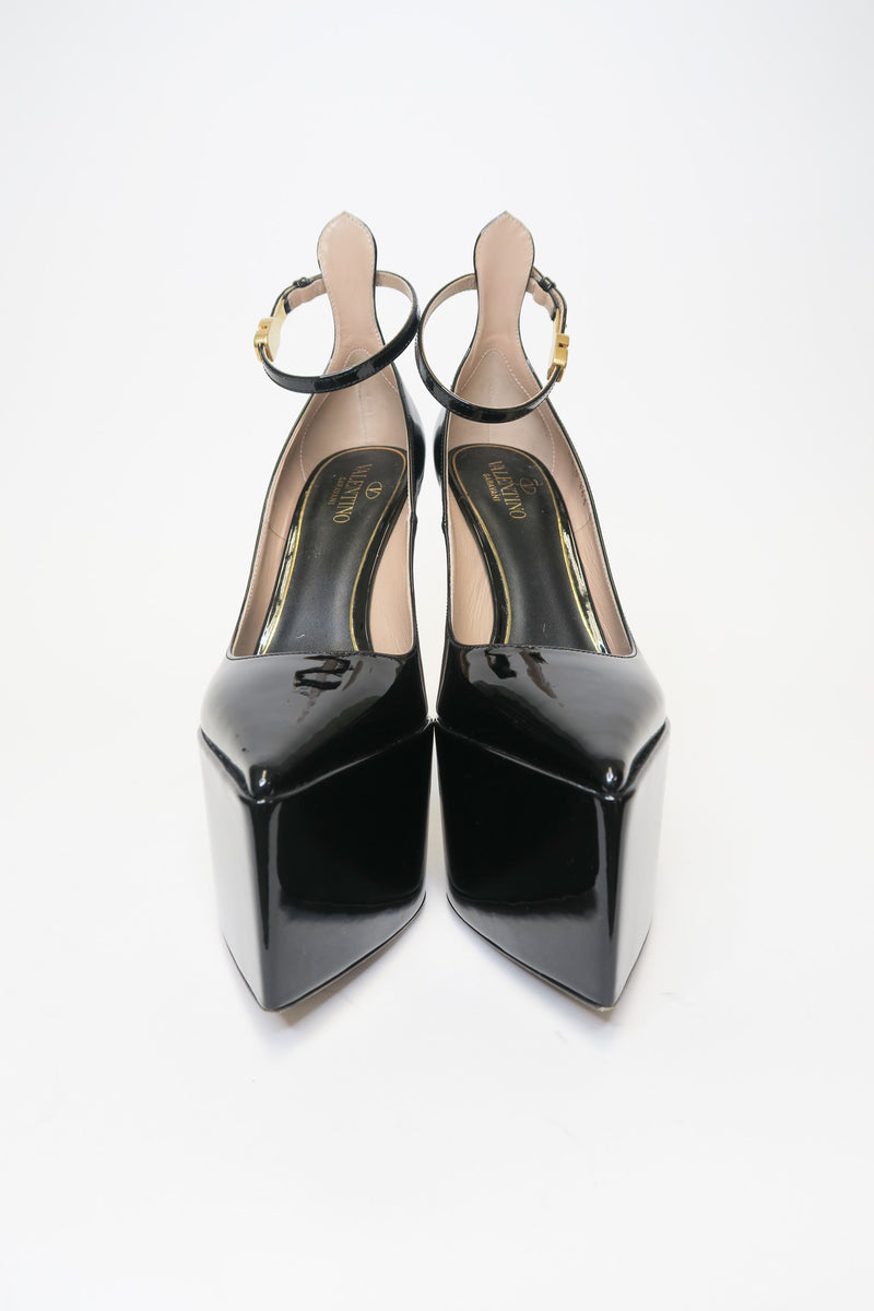 Valentino Patent Leather Pumps sz 36.5