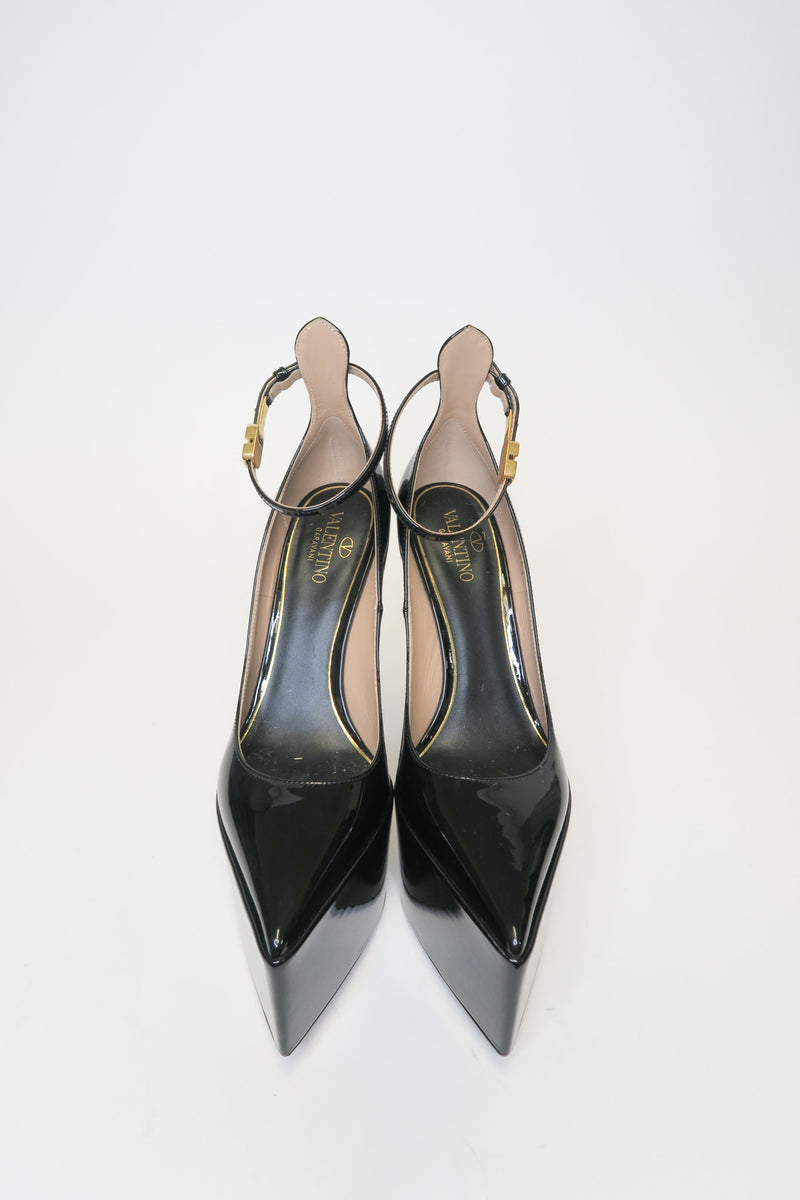 Valentino Patent Leather Pumps sz 36.5