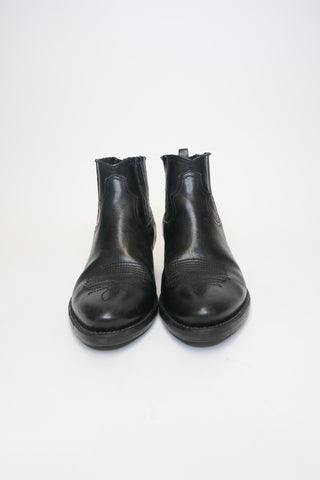 Golden Goose Leather Western Boots sz 36 - Designer Boots at The Find Luxury Resale - Vancouver, Canada