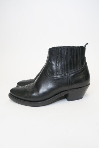 Golden Goose Leather Western Boots sz 36 - Designer Boots at The Find Luxury Resale - Vancouver, Canada