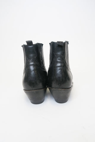 Golden Goose Leather Western Boots sz 36 - Designer Boots at The Find Luxury Resale - Vancouver, Canada