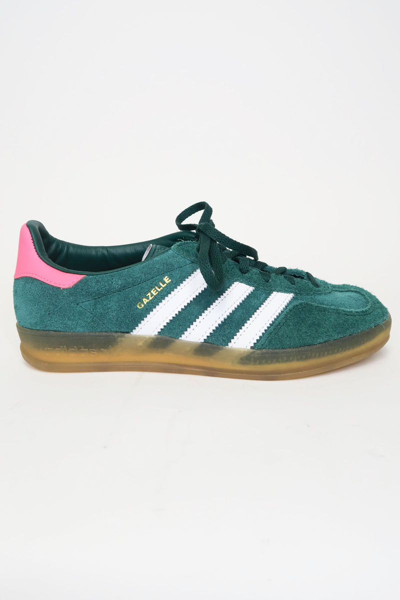 Adidas Gazelle Green Low Top Sneakers sz 6