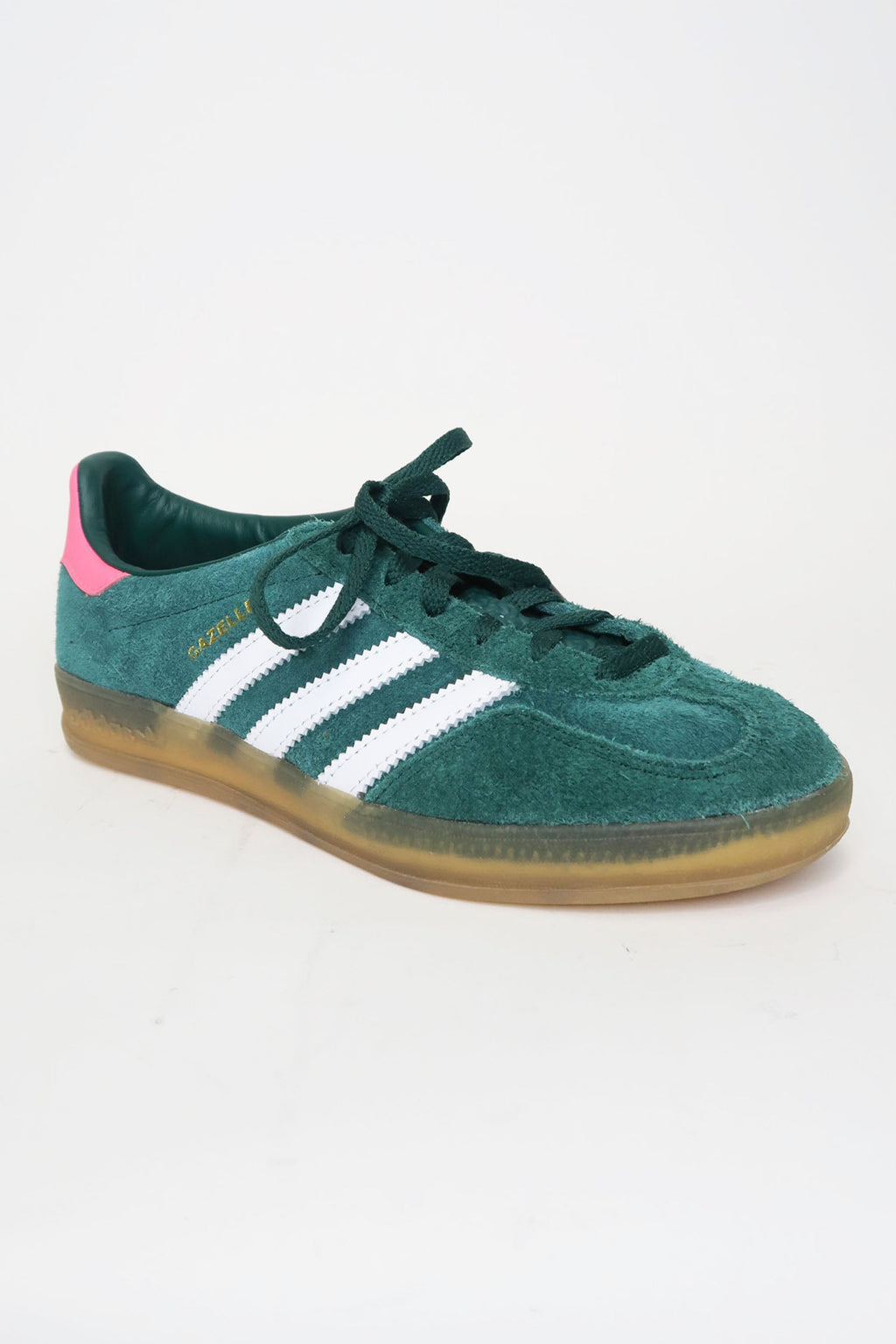 Adidas Gazelle Green Low Top Sneakers sz 6