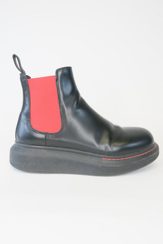 Alexander McQueen Leather Chelsea Boots sz 36.5 - Designer Boots at The Find Luxury Resale - Vancouver, Canada