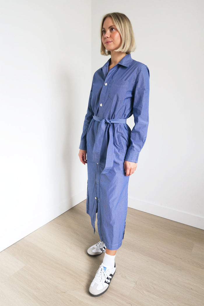 A.P.C Stripped Shirt Dress sz 34