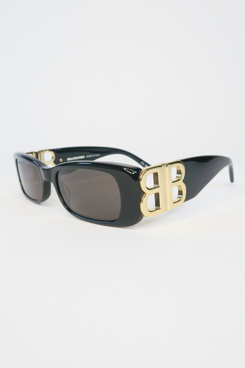 Balenciaga Square Tinted Sunglasses