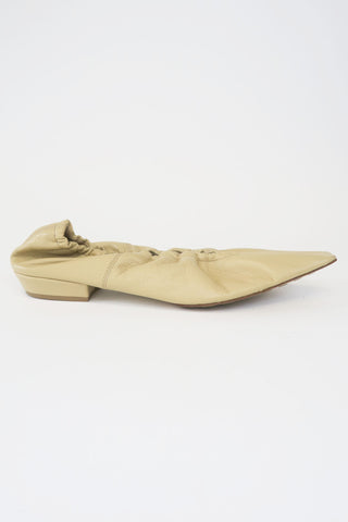 Bottega Veneta Leather Ballet Flats w/ tags sz 39 - Designer Flats at The Find Luxury Resale - Vancouver, Canada