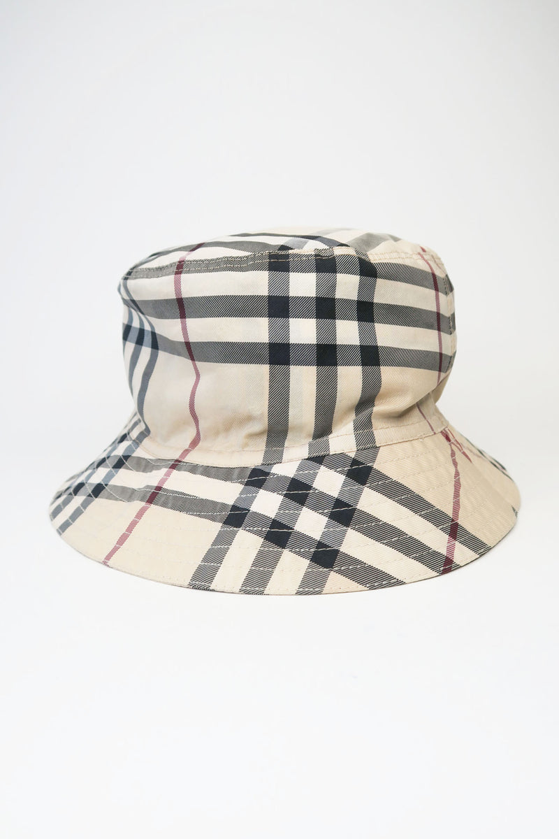 Burberry London Nova Check Pattern Bucket Hat