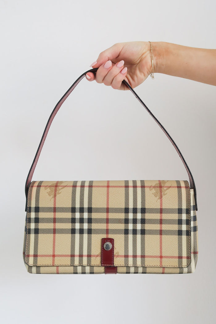 Burberry Nova Check Shoulder Bag