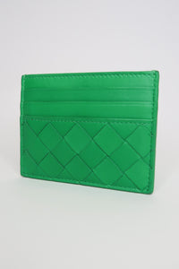 Bottega Veneta Intrecciato Weave Lambskin Card Holder