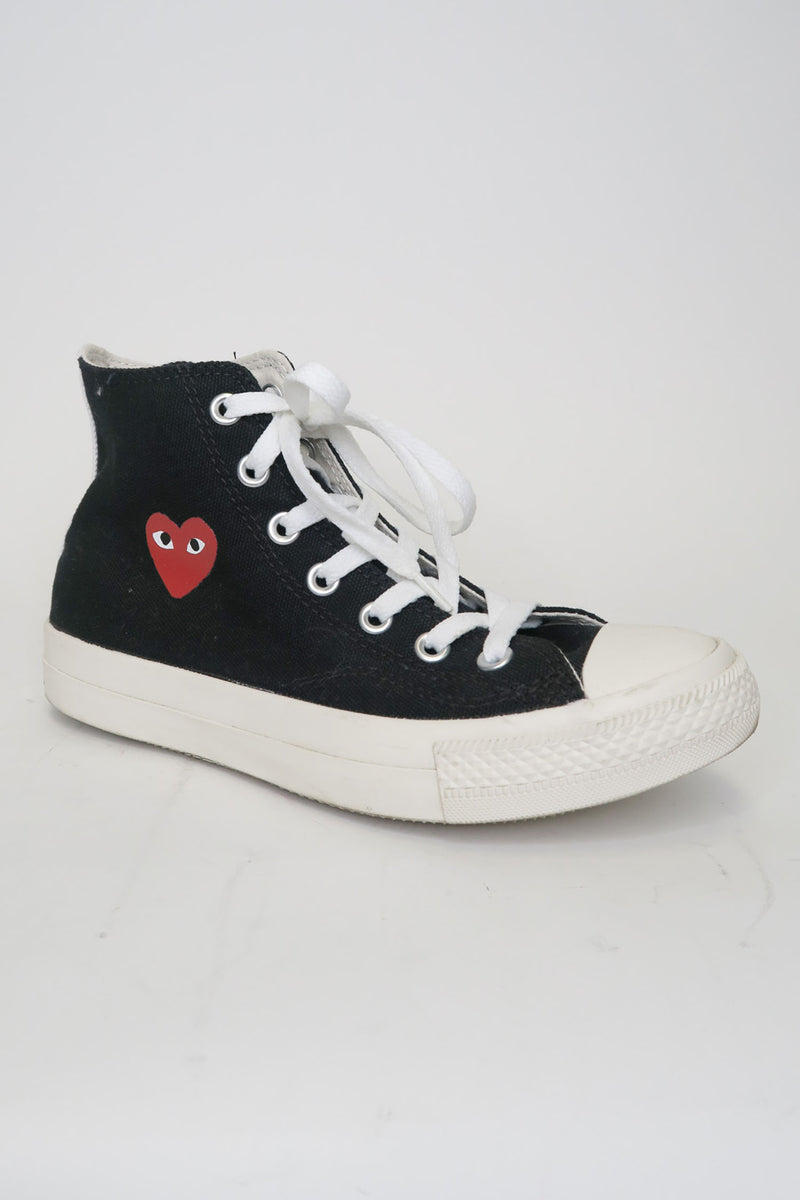 Comme des Garçons Play x Converse Canvas High Top sz 5 (mens)