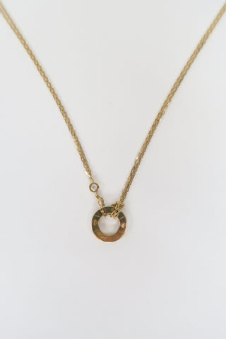 Cartier LOVE Necklace, 2 Diamonds - Designer Jewelry at The Find Luxury Resale - Vancouver, Canada