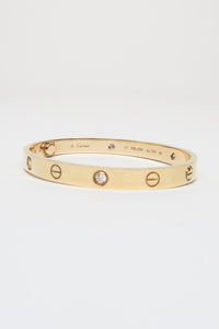 Cartier LOVE Bracelet, 4 Diamonds