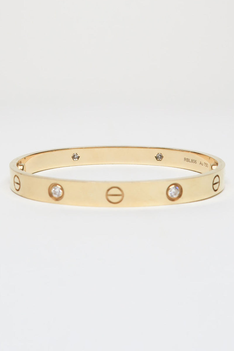 Cartier LOVE Bracelet, 4 Diamonds