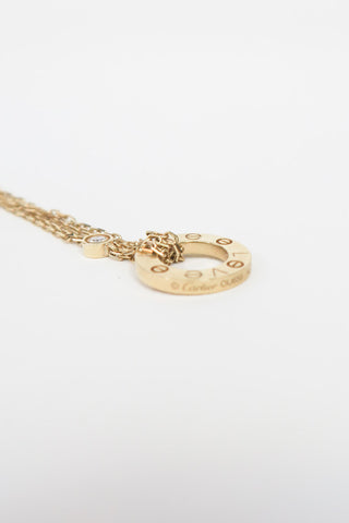 Cartier LOVE Necklace, 2 Diamonds - Designer Jewelry at The Find Luxury Resale - Vancouver, Canada