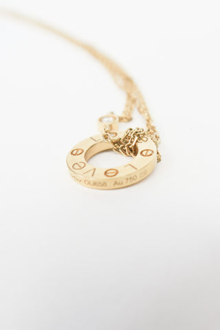 Cartier LOVE Necklace, 2 Diamonds - Designer Jewelry at The Find Luxury Resale - Vancouver, Canada