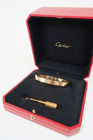 Cartier LOVE Bracelet, 4 Diamonds