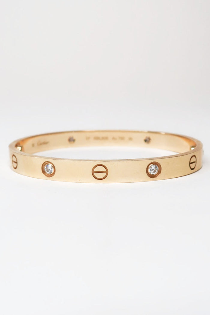 Cartier LOVE Bracelet, 4 Diamonds