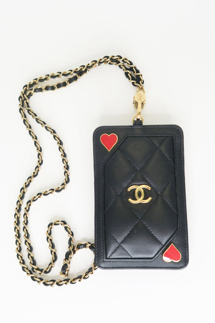 Chanel Card Holder with Chain