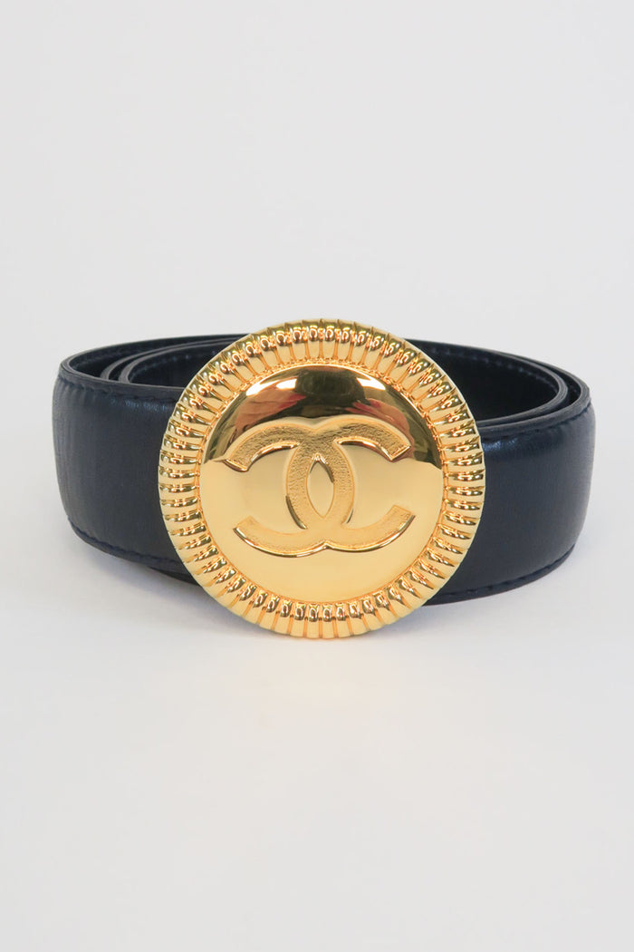 Chanel Vintage Interlocking CC Logo Belt