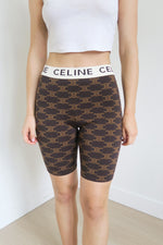 Celine Monogram Bike Shorts sz S