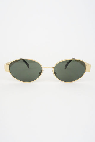 Celine Triomphe Oval Sunglasses - Designer Sunglasses at The Find Luxury Resale - Vancouver, Canada