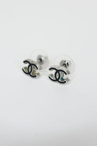 Chanel CC Logo Earrings