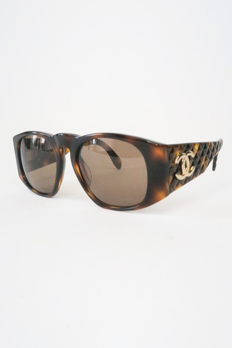 Chanel Vintage Interlocking CC Logo Sunglasses