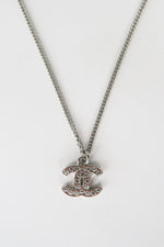 Chanel Strass CC Pendant Necklace