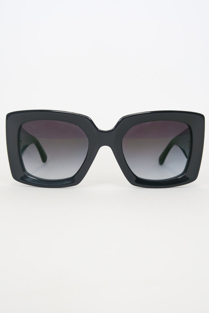 Chanel Interlocking CC Logo Oversize Sunglasses