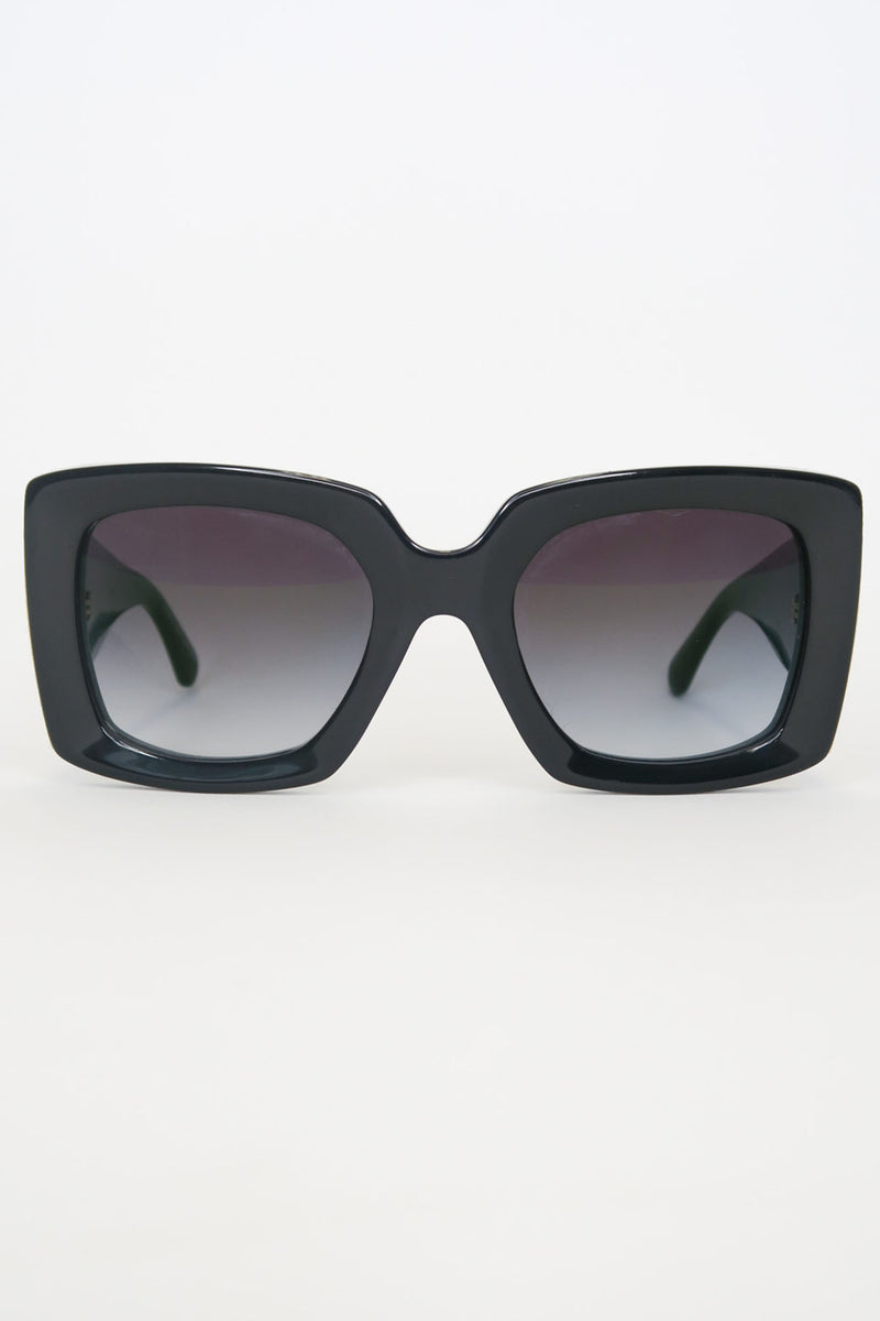 Chanel Swarovski Crystal CC Frameless Sunglasses (SHF-18717)