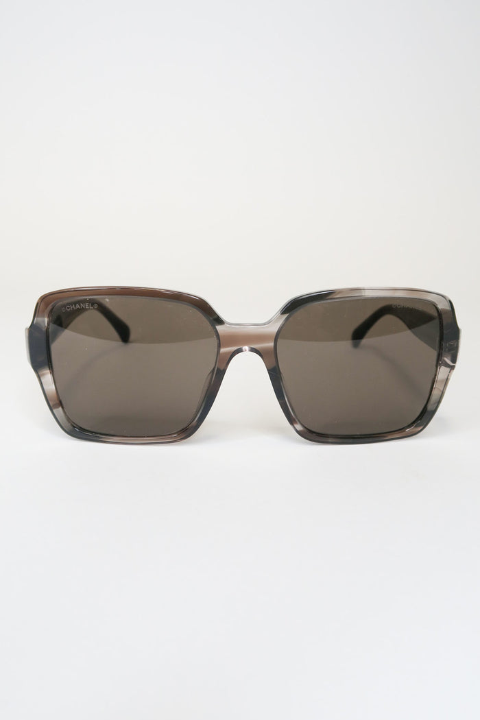 Chanel Interlocking CC Logo Oversize Sunglasses