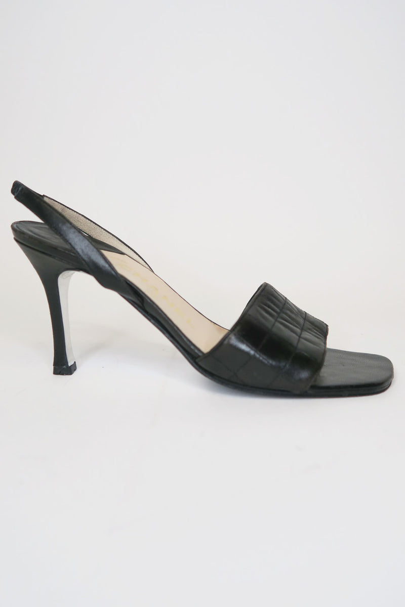 Chanel Vintage Slingback Pumps sz 37