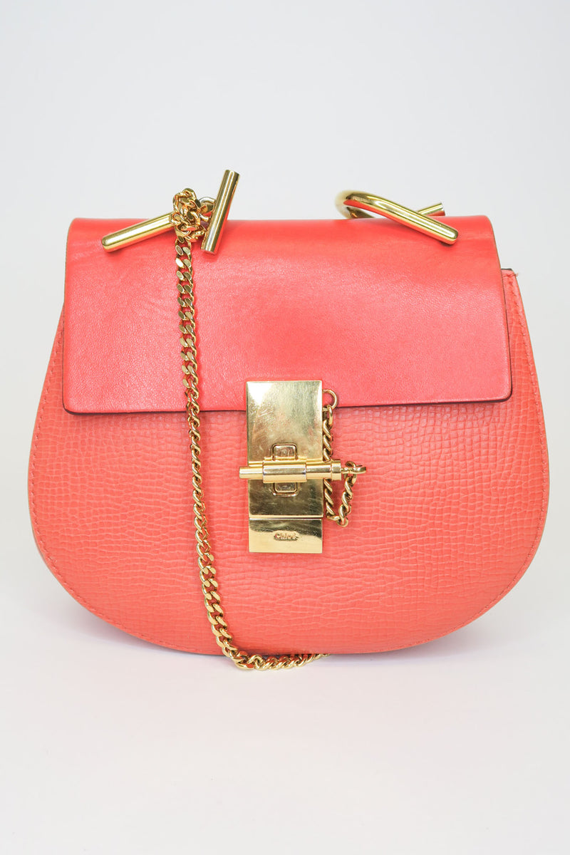 Chloe Small Drew Leather Crossbody Bag