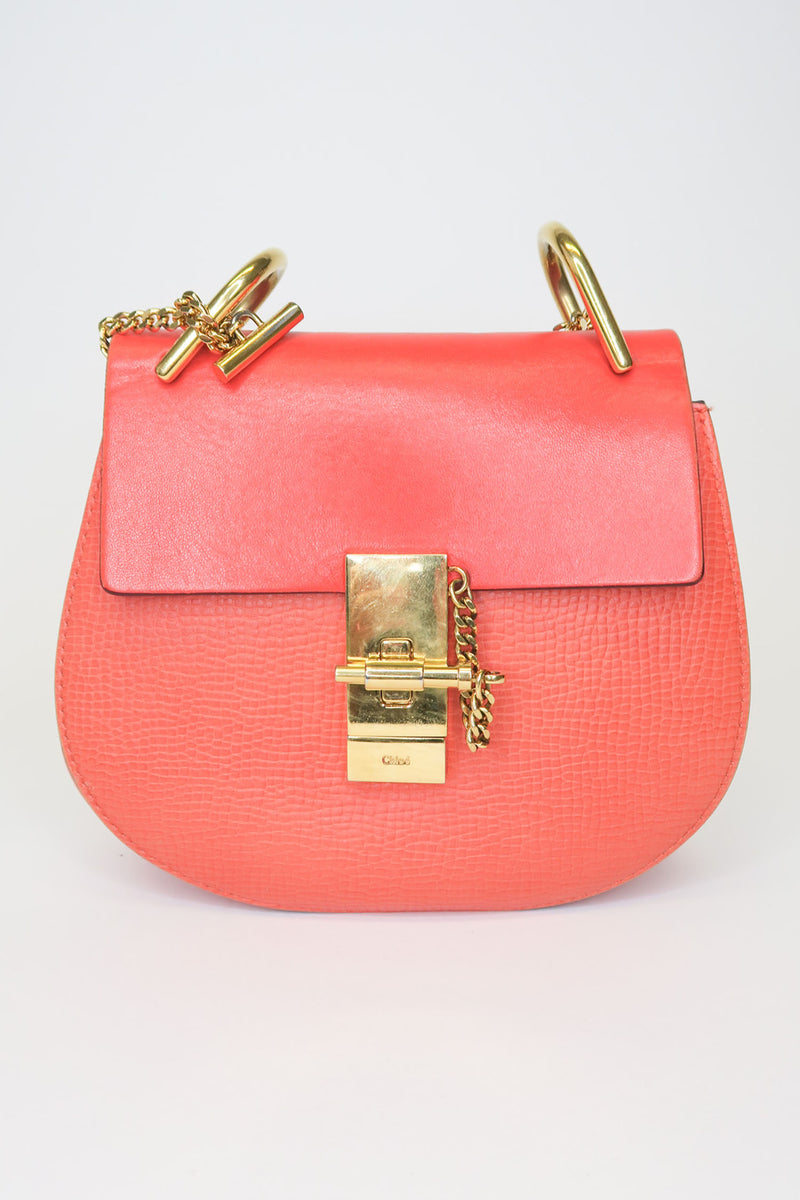 Chloe Small Drew Leather Crossbody Bag