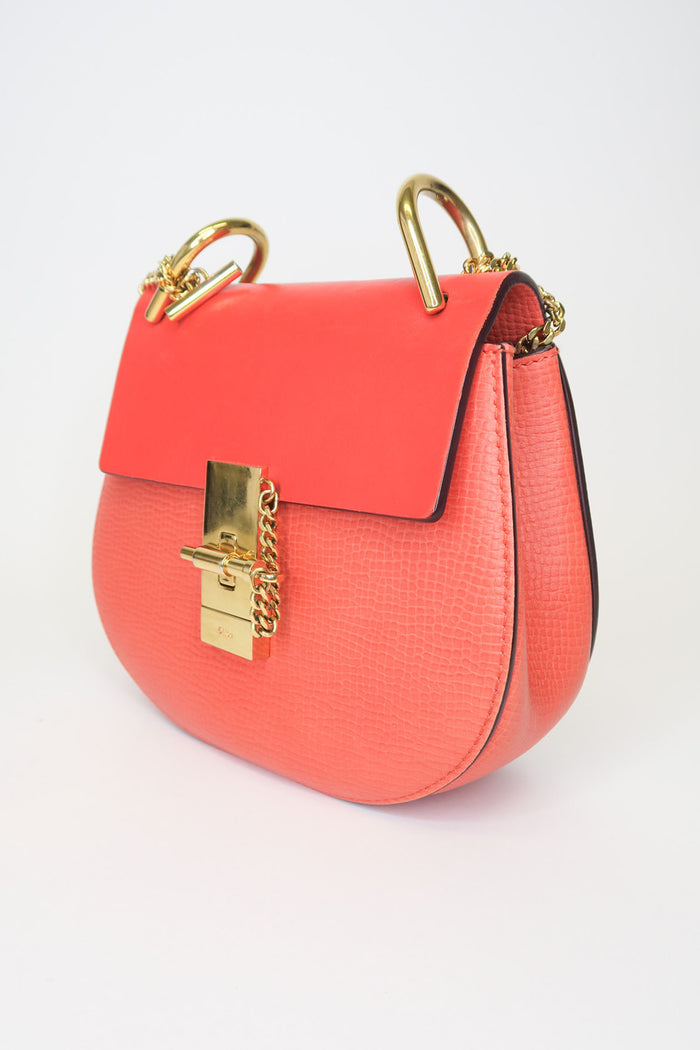 Chloe Small Drew Leather Crossbody Bag